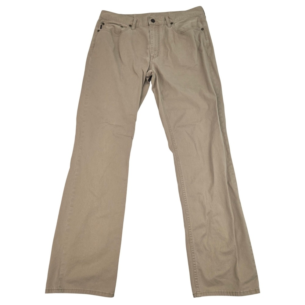 Polo Ralph Lauren Chinos Mens 34x32 Tan Khaki Stretch Straight Leg Pants